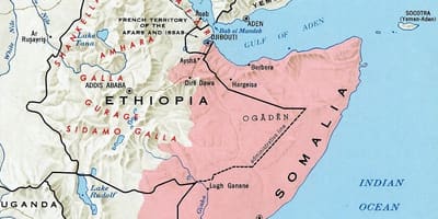 El noreste de Kenya mapa