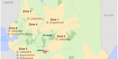 Kenia instituto de agrimensura y la cartografía de los cursos de