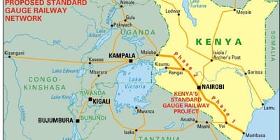 Sgr mapa de Kenia
